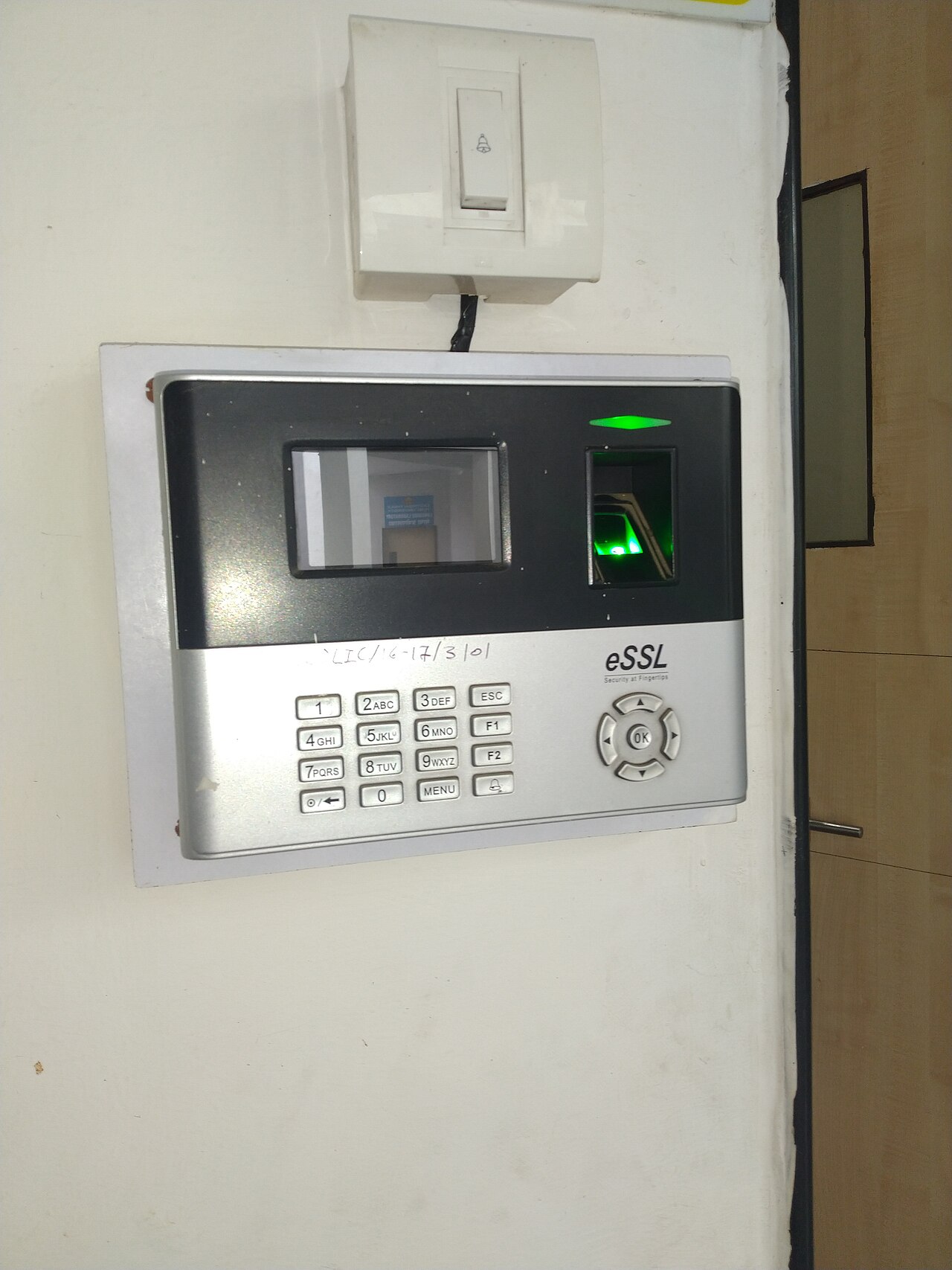 Biometric fingerprint scanner for secure identity